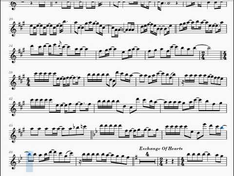 Classic Male Love Song Medley (-1) -  Alto Sax Sheet Music Play Along Backing Tracks