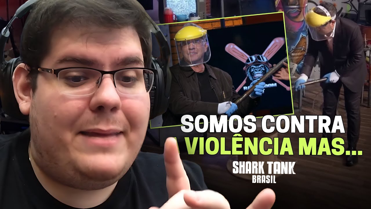 CASIMIRO REAGE: QUEBRANDO TUDO NO SHARK TANK BRASIL (9ª TEMP) | Cortes do Casimito