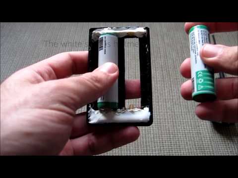 Yaesu FT-60 convert it to use Lithium battery