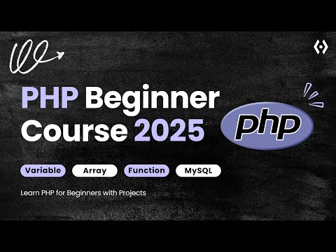 PHP Full Course for Beginners 2025 🚀 | Learn PHP & MySQL in One Video (Basics, CRUD & Forms)