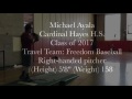 Michael Ayala Cardinal Hayes H.S. Class of 2017 RHP Highlight/Film 