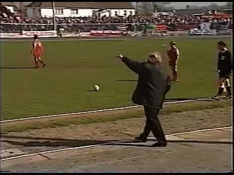 Portadown 3 (Davidson, Haylock, Kennedy) Glentoran 2 - IPL 06/04/96 - Credit UTV
