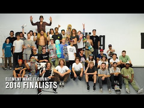 Element Make It Count Finalists in the #TWSPark - TransWorld SKATEboarding