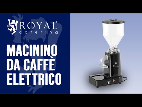 Video - Macinino da caffè elettrico - 200 W - 1000 ml - Plastica - Nero