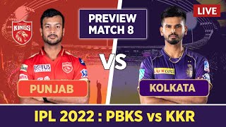 🔴IPL 2022 Live: Kolkata Knight Riders vs Punjab Kings Live Match Analysis & Fan Chat | PBKS vs KKR