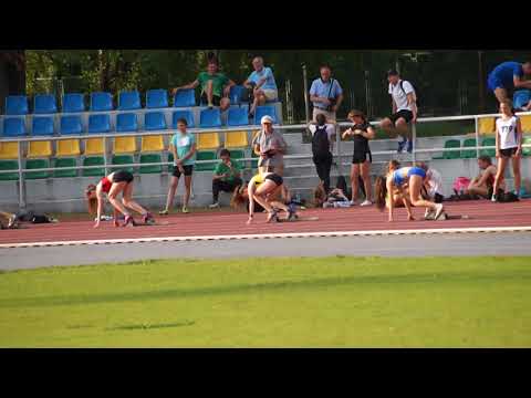Mistrzostwa Warszawy Juniorów 17.06.2018 -200m - Justyna Kowalska UKS Herkules Sulejówek