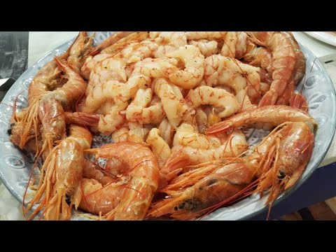 Langostinos a la chapa por Gustavo Rapreti