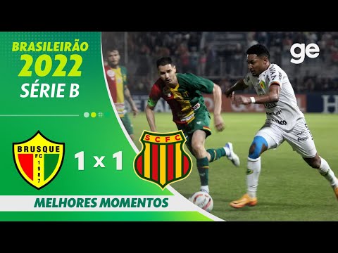 Gols e lances de Brusque x Sampaio Corrêa