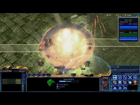 Starcraft 2 Arcade: Nexus wars one lane