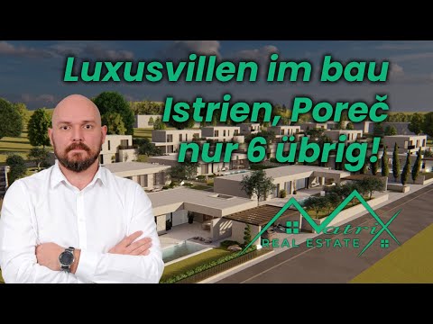 Luxusvillen in Poreč, Istrien. Neubau. Nur noch 6 sind übrig