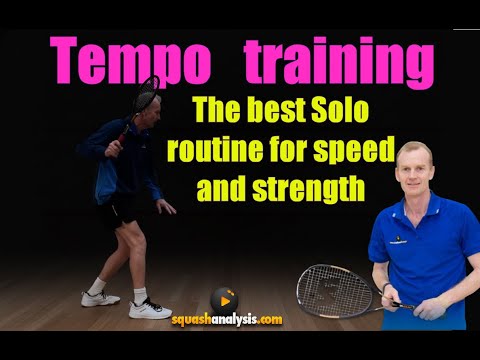 Squash - Solo tempo training