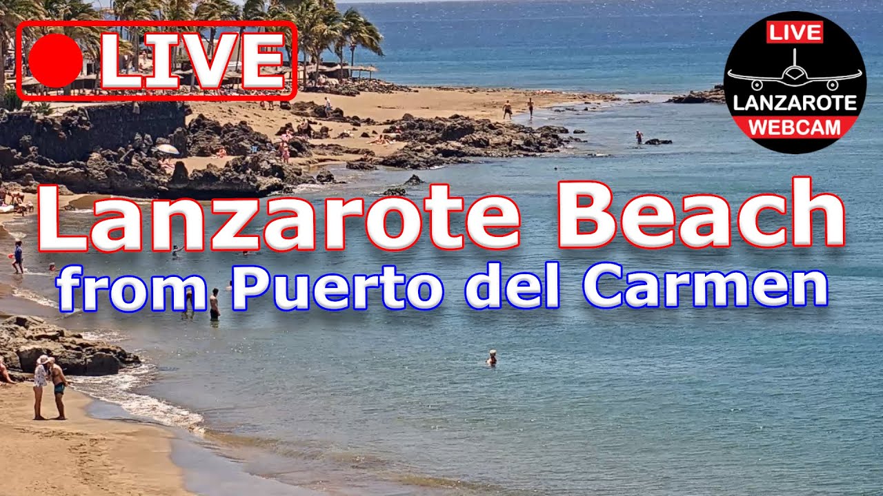 Live webcam view of Puerto del Carmen Beach Live
