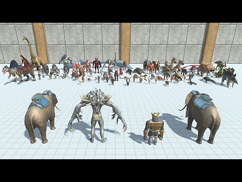 SCOURGE WITH GHOR HAMMER & 2X ROCKET ELLIE VS EVERY FACTION - Animal Revolt Battle Simulator