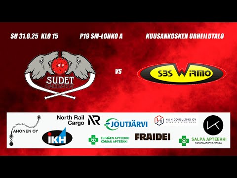 P19 SM Sudet SB - SBS Wirmo, 31.8.2025 | Sudet Salibandy Kouvola