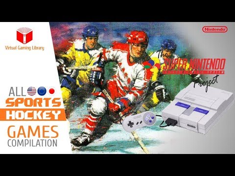 All SNES/Super Nintendo Hockey Games Compilation - Every Game (US/EU/JP)