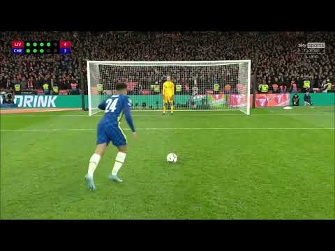 Liverpool vs Chelsea | Penalty Shootout | EFL Cup Final | 11-10 | LIVERPOOL WINS CARABAO CUP