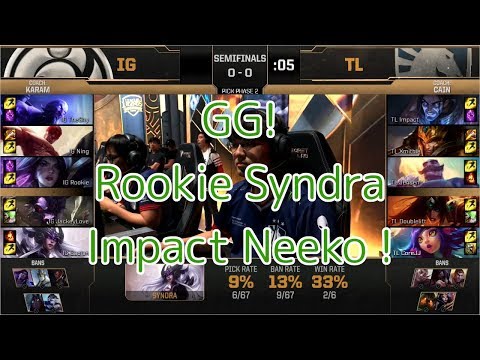 [GG!]iG(Ning リー・シン) VS TL(Doublelift シヴィア) G1 - MSI 2019 Semifinals D1