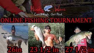 Fishing for 3 trophy fish 'GET PAYED TO FISH''''HookWars Fishing Tornament''