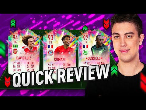 QUICK REVIEW DAVID LUIZ 94, COMAN 93 E ROUSSILON 92