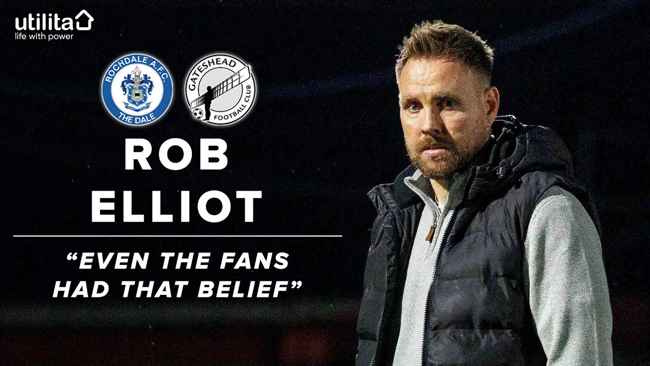“Even the fans had that belief” 🙏 | Rob Elliot on Rochdale comeback | POST-MATCH