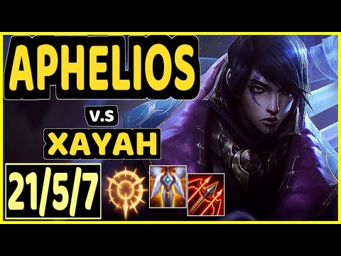 DEáDLY (APHELIOS) vs XAYAH - 21/5/7 KDA BOTTOM ADC CHALLENGER GAMEPLAY - EUW