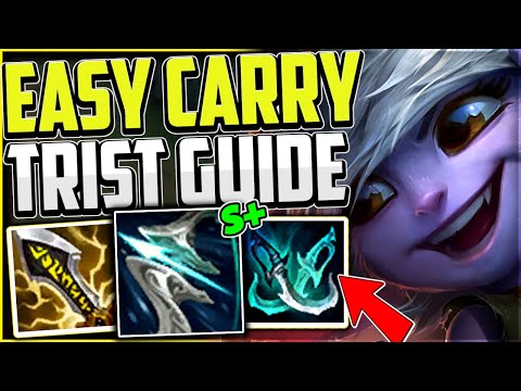 How to Play Tristana ADC for Beginners & CARRY + Best Build/Runes SEASON 13 Tristana Guide