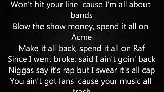 CMDWN - Roxanne Feat Chief Keef (lyrics)