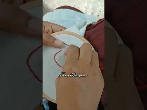 Floral Hand Embroidery#handmade#handembroidery#handembroideryforbeginners#smallbusiness