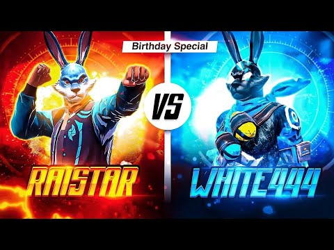 Finally Raistar Vs White444 🤯🔥Raistar Handcam Gameplay🤯❤ [Must Watch] - Garena Free Fire Max#raistar