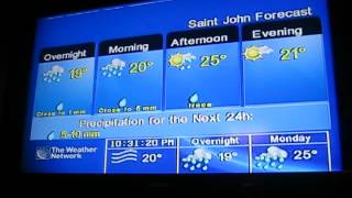 The Weather Network - Local Forecast - Saint John, New Brunswick - August 5, 201