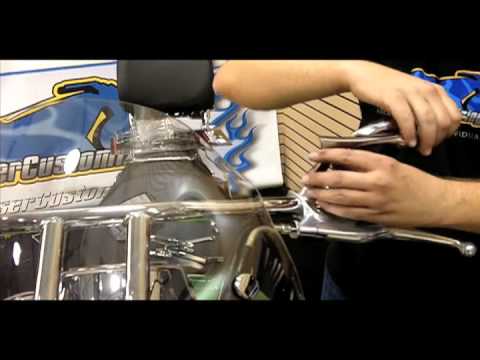 BikeMaster Sickle Mirrors Installation Video - Cruiser Customizing