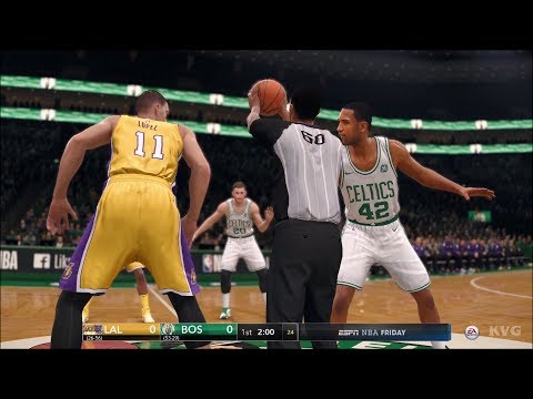 NBA Live 18 - Boston Celtics vs Los Angeles Lakers - Gameplay (HD) [1080p60FPS]