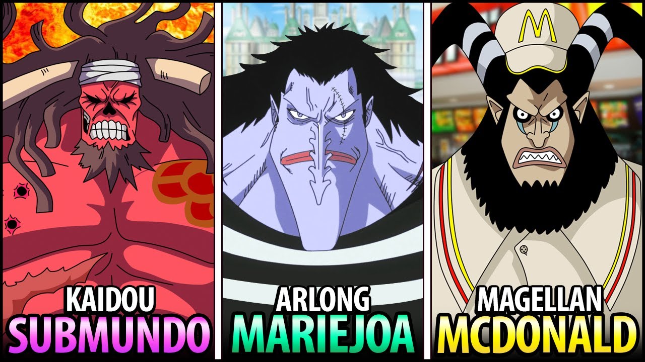 A LOCALIZAÇÃO ATUAL DE TODOS OS RIVAIS DE LUFFY EM ONE PIECE - Alguns vilões surpreenderam muito!