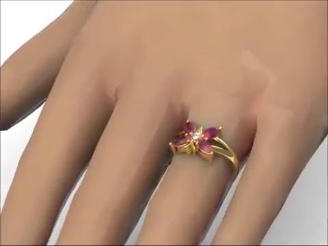 Buy Online Ruby Rings for Your Love | Goldnstone.com