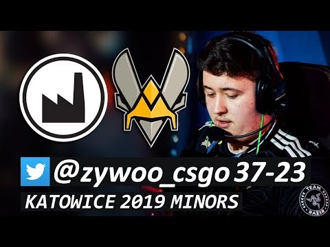 🇫🇷 ZywOo 37-23 / Vitality vs Valiance - Mirage/ IEM Katowice 2019 - EU Minor