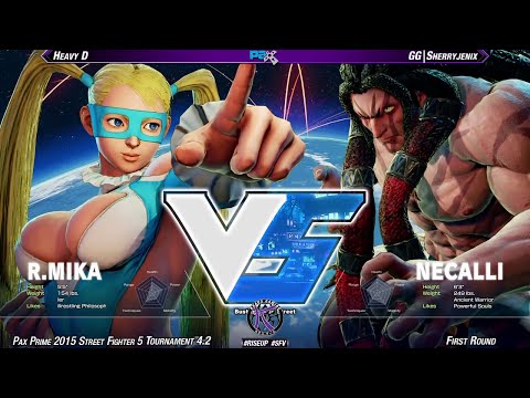 #PAX2015 #SFV Tournament 4.2 FR - Heavy D (MIK) vs GG Sherryjenix (NEC-RYU)