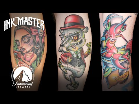 Best Color Challenge Tattoos 🎨 Ink Master