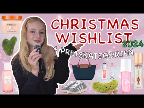 CHRISTMAS WISHLIST 2024 | Mit Preiskategorien ❄️✨💗