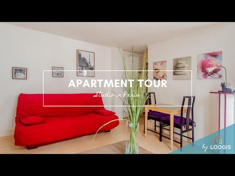 Apartment Tour // Furnished  23m2 in Paris – Ref : 10718806