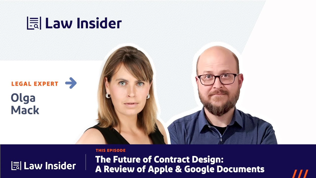The Future of Contract Design: A Review of Apple and Google Documents