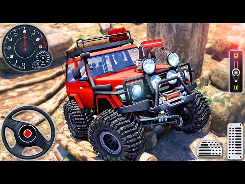 4x4 Offroad SUV Driving Simulator - Jeep Mud Challenge Mountain Drive - Android GamePlay
