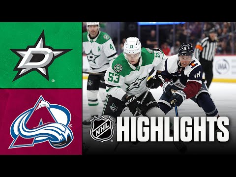 NHL Highlights | Stars vs. Avalanche | October 11, 2025