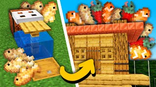 ✔ 3 Levels of AFK Fish Farm in Minecraft
