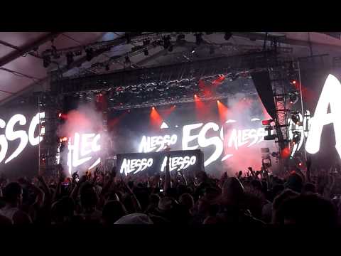Alesso opening pt.1/4 - "Nillionaire vs Unison" @ Coachella 2012 Day 1 wknd 2