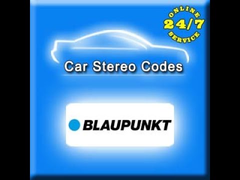 BLAUPUNKT Car stereo codes | Online service | #5
