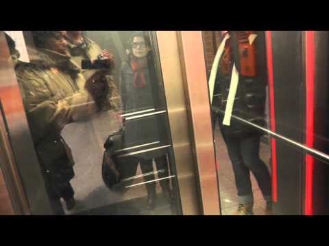 Elevator, lift, Fahrstuhl, HVV  U-Bahn Hamburger Hochbahn, Hmb Hbf Nord,  16 JAN 2014