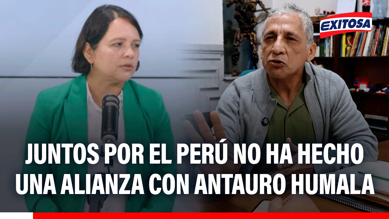 🔴🔵 Juntos por el Perú no ha hecho una alianza con Antauro Humala, señala Durand