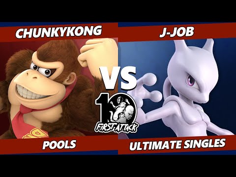 First Attack 2022  - ChunkyKong (Donkey Kong) Vs. J-job (Mewtwo) Smash Ultimate Tournament
