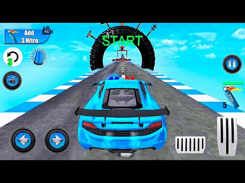 ✅Police Car Stunts GT Ramp 2022 - Impossible Car Racing Stunts 3D - Android Gameplay #33
