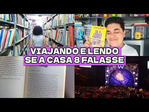 SE A CASA 8 FALASSE [VLOG DE LEITURA E VIAGEM EM SO PAULO] | Cobra Letrada